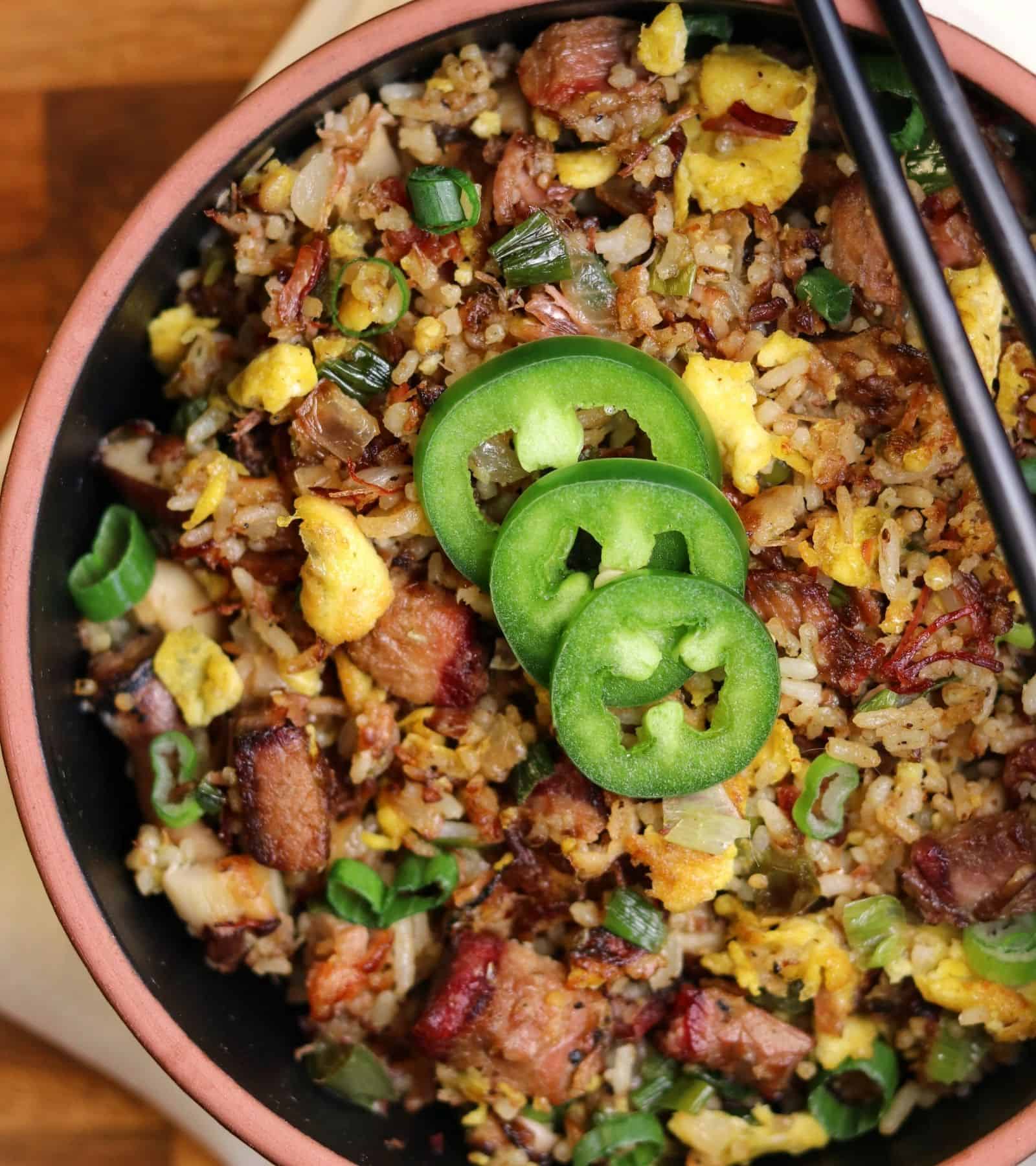 TexasStyle Leftover Brisket Fried Rice