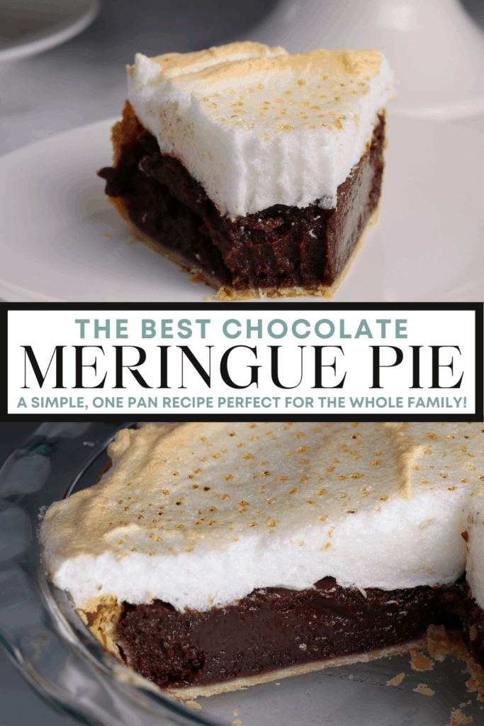 Chocolate Meringue Pie - With the Woodruffs