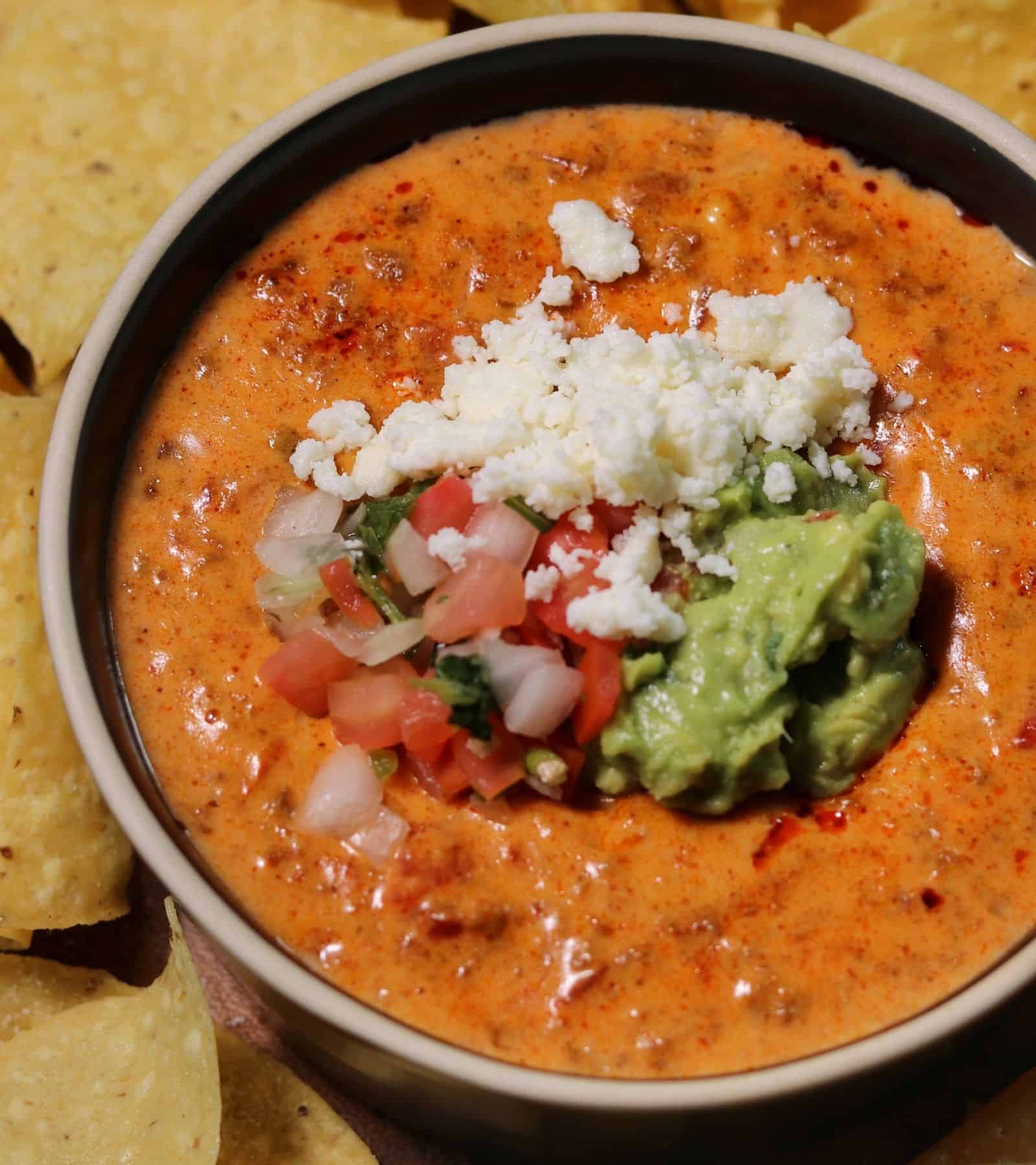 Easy 5-Ingredient Chorizo Queso In The Instant Pot Duo Crisp