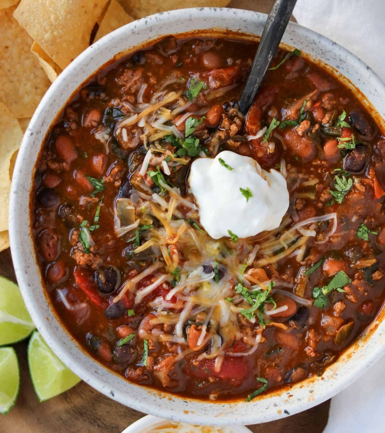 The Easiest Taco Chili