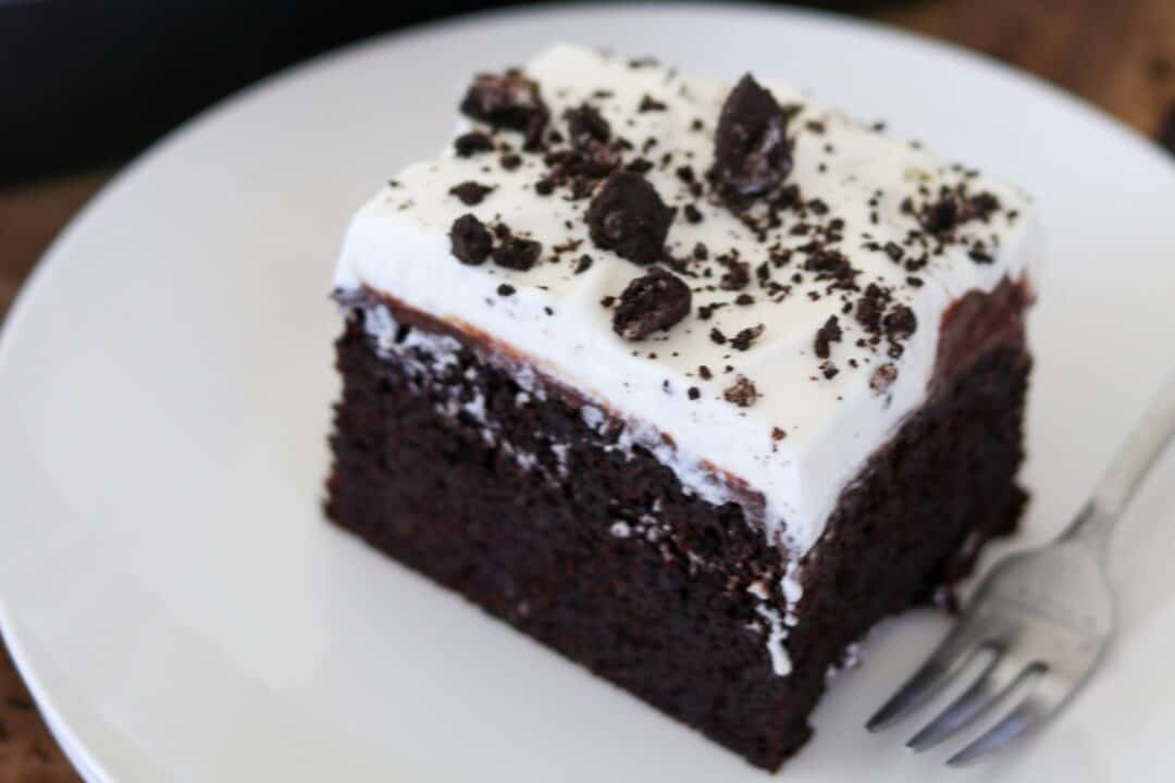 Chocolate Pudding Poke Cake With The Woodruffs