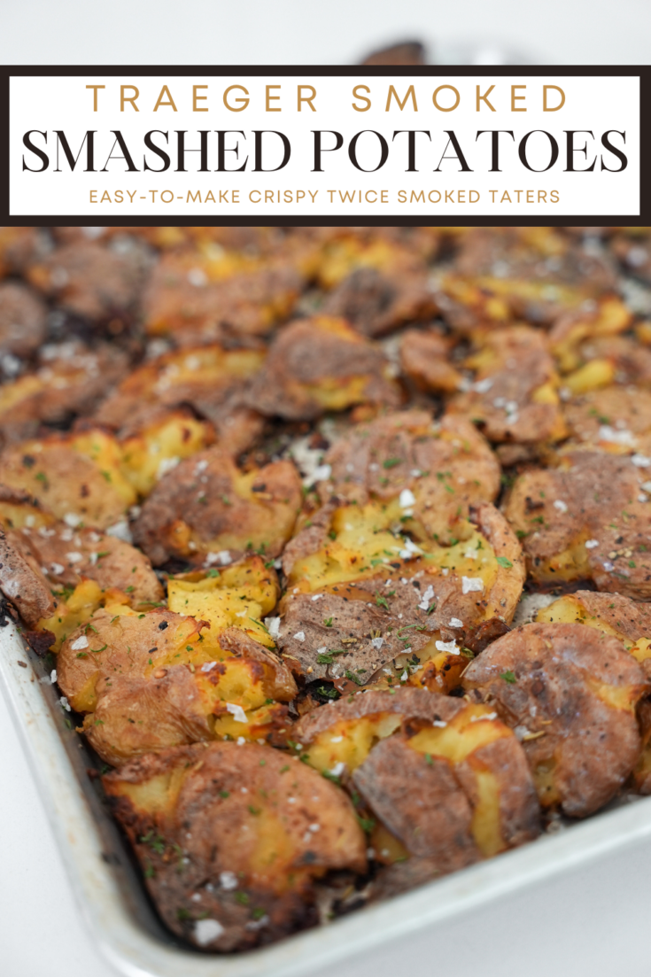 Easy Traeger Smoked Red Potatoes (Side Dish With Onions) - Sip Bite Go