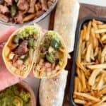 California burrito with reverse seared tri tip