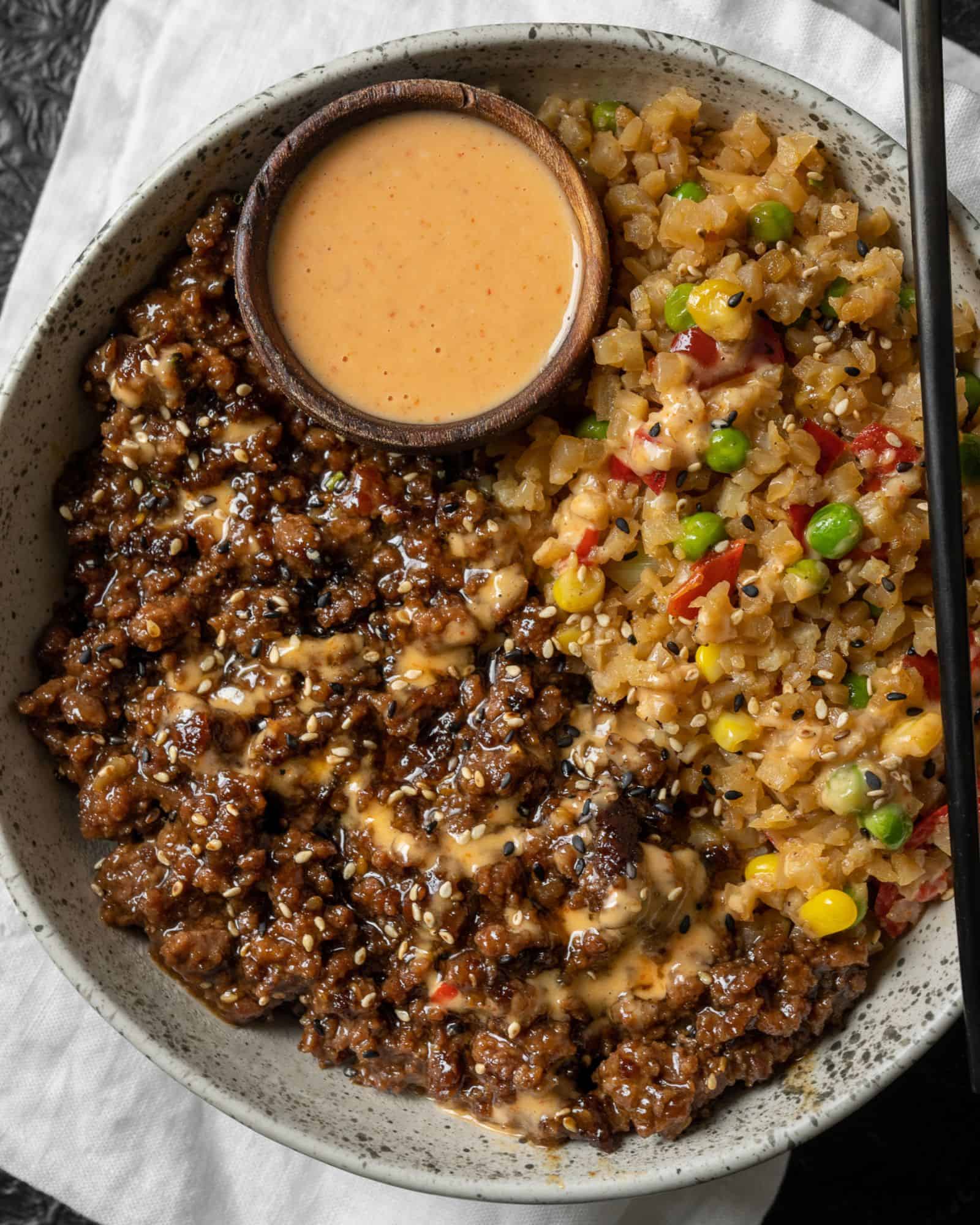 Firecracker Ground Bison Meal Prep Bowls