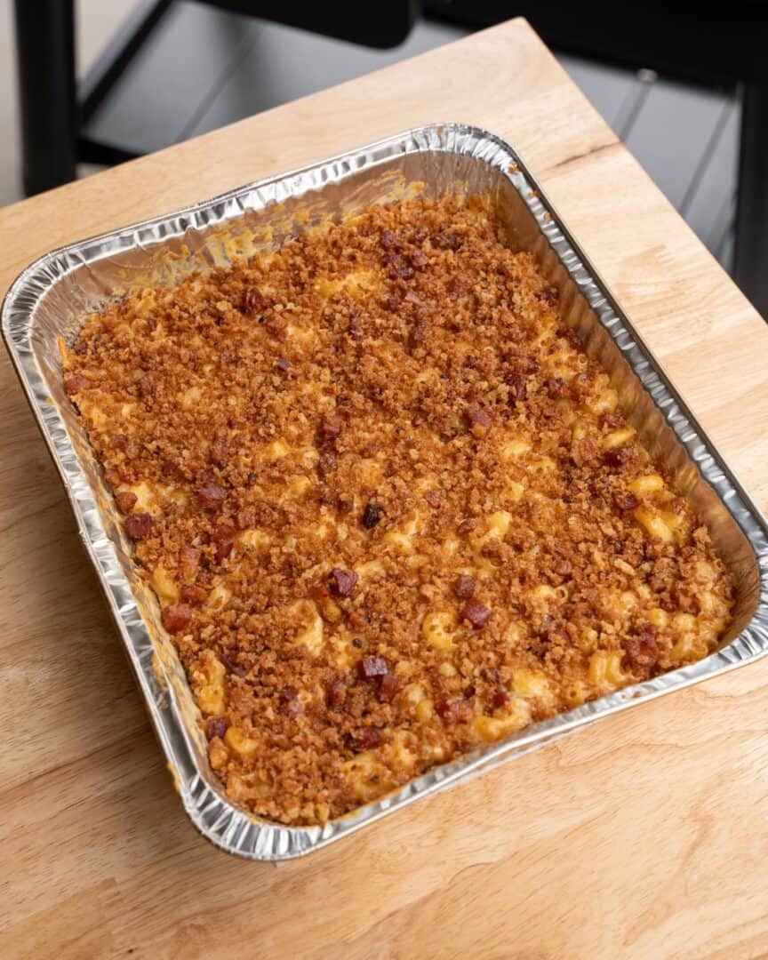 Our Ultimate Traeger Smoked Mac and Cheese